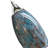 71.4 in. Stone Blue Art Glass Globe Pendant Light