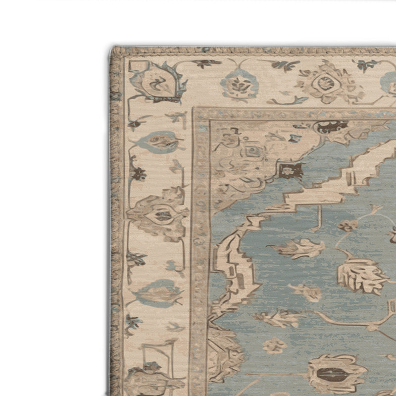 Tapis gris d'intérieur et d'extérieur Tabriz, Rectangulaire 2 pi x 3 pi