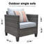Chaise de patio avec coussin Grano-499905137