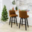 Tabouret de bar et de comptoir pivotant Malakeh-194081669-200796773