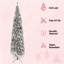 Arbre de Noël artificiel enneigé 9 pi