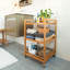Kalmanovitz Solid Wood Bar Cart