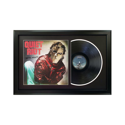 Quiet Riot "Metal Health" Framed Record with Black Mat
