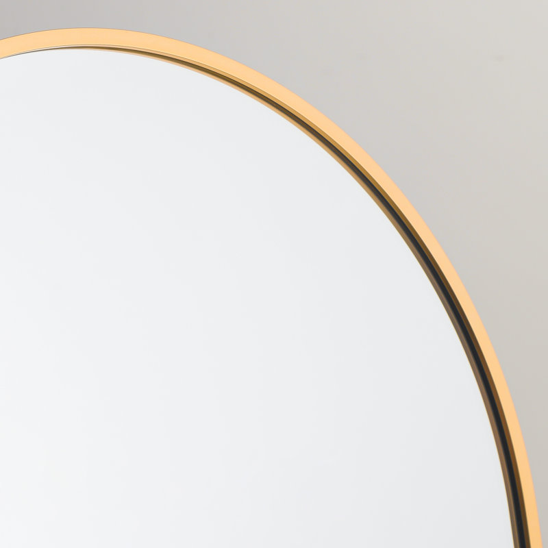 Arch Metal Accent Mirrors Modern Bathroom/Vanity Mirrors Decorative Leaning Mirrors, Gold