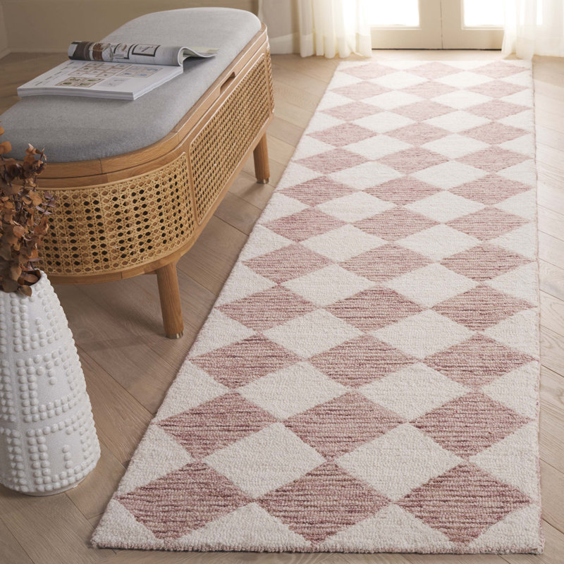 Tapis en laine Kirshon, Tapis de couloir 2 pi 3 po x 9 pi