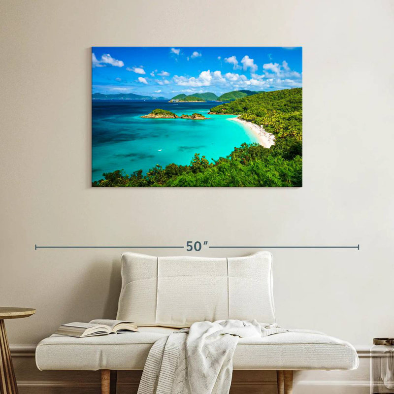 Gillard Trunk Bay Seascape, H 26 po x l 39 po