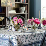 Green Ivy Square Tablecloth