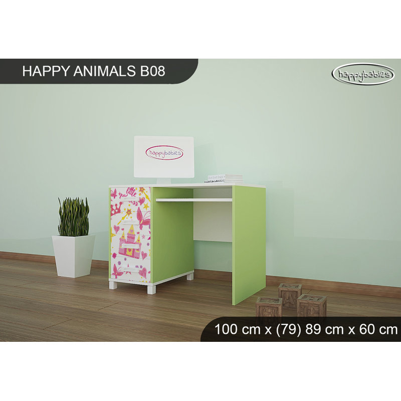 100cm Writing Desk, Green