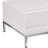 Amjed LeatherSoft Quilted Tufted Modular Ottoman with Stainless Steel Legs-1607064527