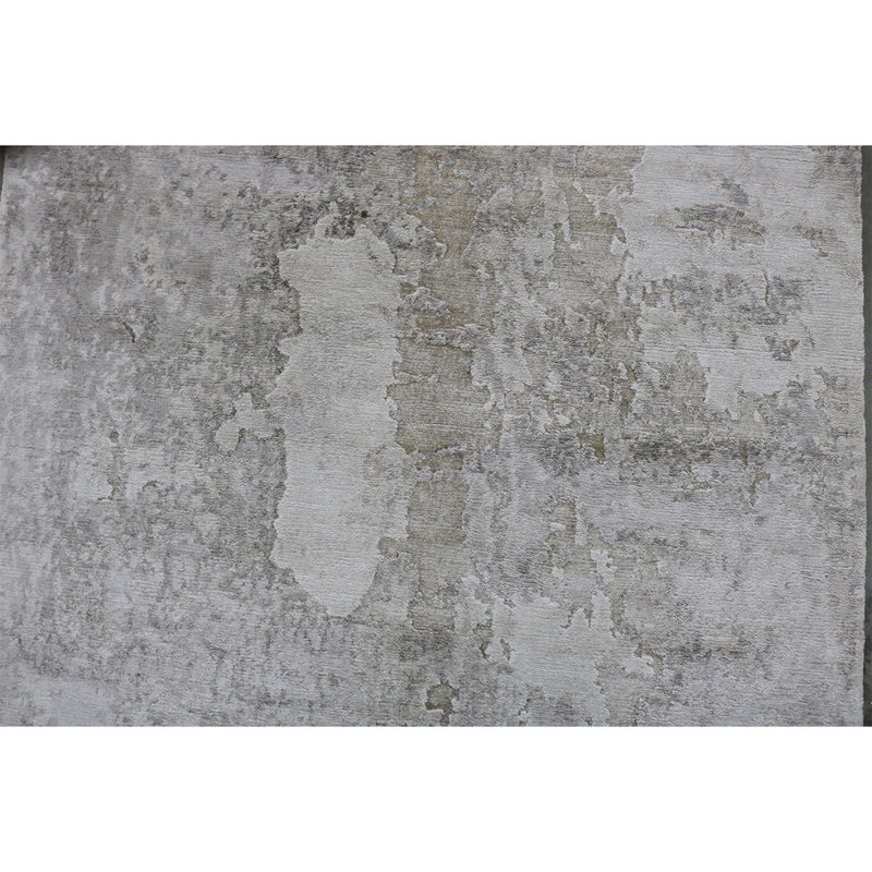 Abstract Area Rug in Ivory, Rectangle 5' x 8'