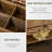 Dark Brown Wooden Raised Garden Bed With 8 Planter Boxes And Shelf, 43.25" W X 18" D 30" H, For Herbs, Veggies, Plants Elevated 43X18x30in Pockets Brown, Countless Flowers