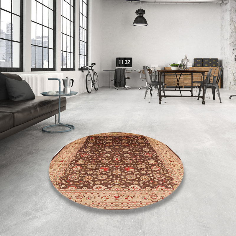 Moroccan Indoor Rug, Round 3'