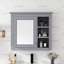 Armoire à pharmacie murale avec miroir-399852926