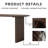 79" Soild Wood Dining Table with Double Pedestal Base &  Oval Tabletop -1162208922