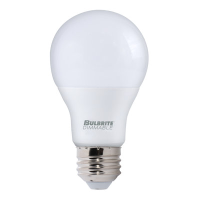 9 Watt (60 Watt Equivalent), A19 LED, Dimmable Light Bulb, (4000K) E26/Medium (Standard) Base