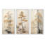 «Beige Tree Pine Tranquility», ensemble de 3 impressions sur toile de pin-573008758-573008756