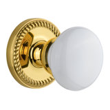 Grandeur Newport Rosette Double Dummy with Parthenon Door Knob