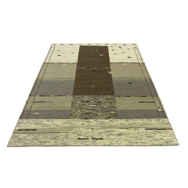 Performance Wool Geometric Indoor Rug, Rectangle 5'6" x 7'8"