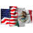 USA And Mexico Flags-1563883756