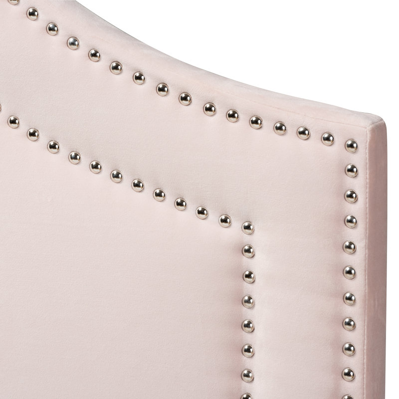 Meichele Upholstered Headboard, Queen, Light Pink