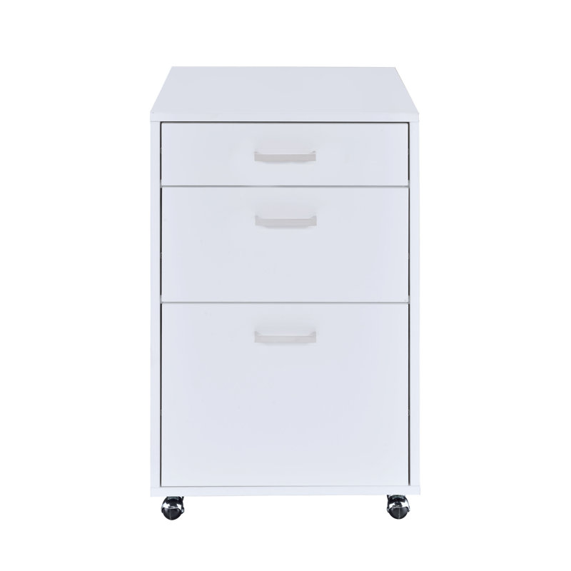 Armoire d'appoint avec 3 tiroirs et roulettes Valadez