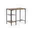 Ensemble de table de bar et chaises pour 2, ensemble de table de salle à manger 3 pièces, 2 tabourets de bar, siège rembourré en polyuréthane avec dossier pour la cuisine, les appartements et les petits espaces
