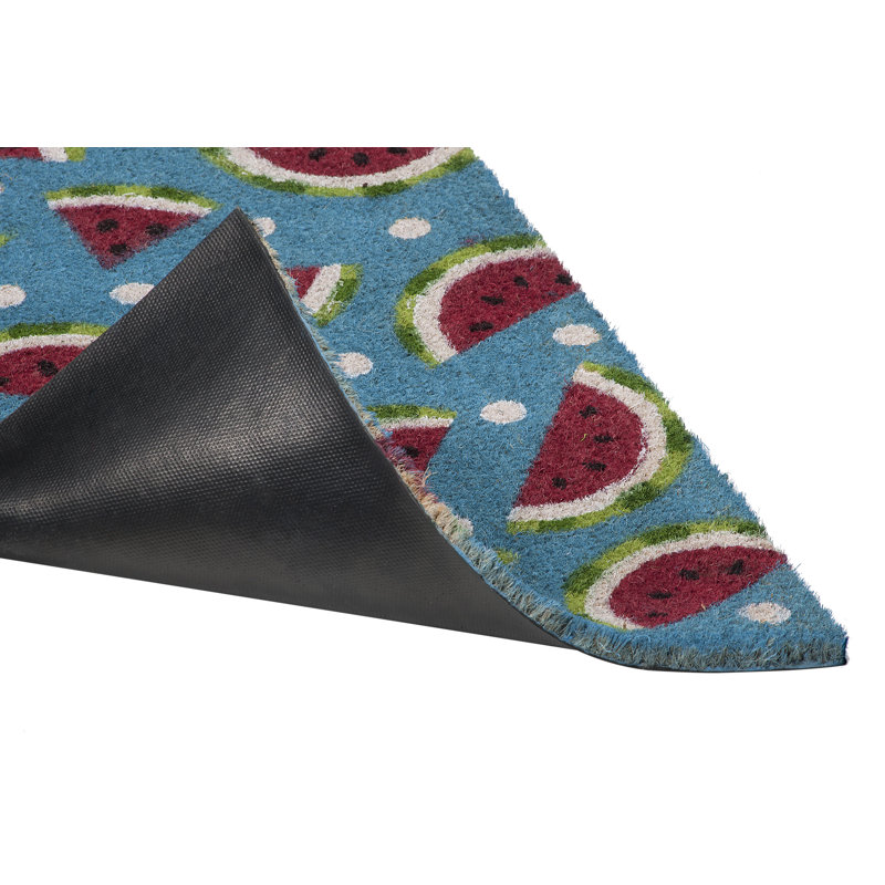 Watermellon 30 po x 18 po tapis de porte extérieur antidérapant Eilis