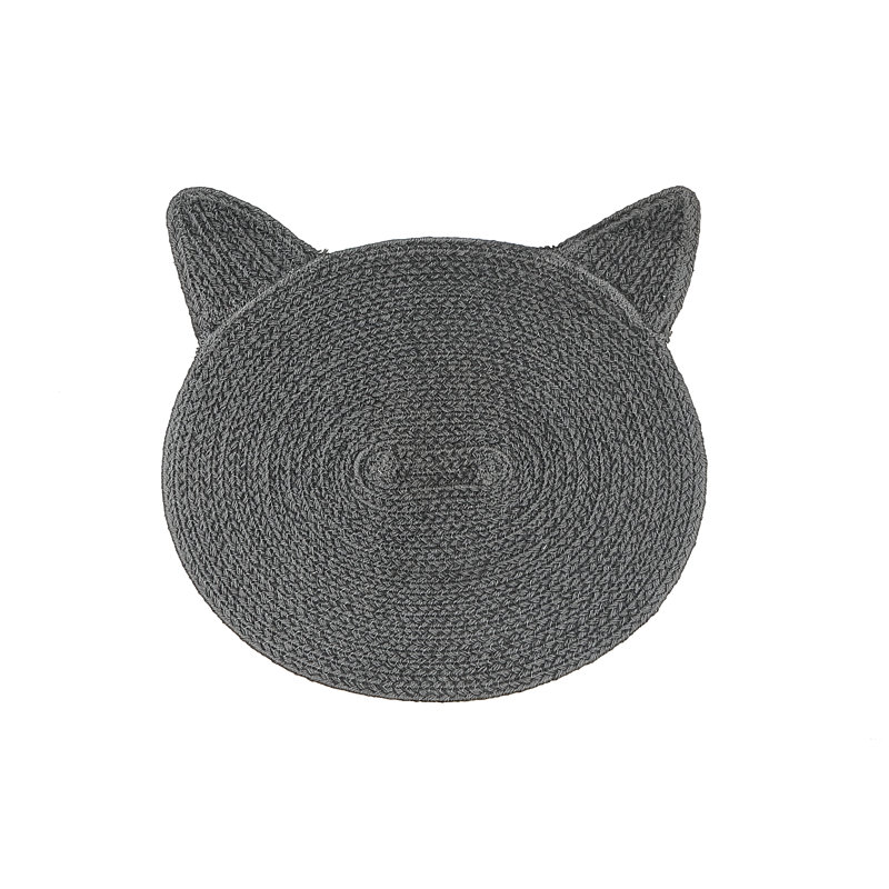 Cotton Pet Bed, Charcoal Gray