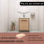 Meuble-lavabo simple avec plateau 24,36 Ahmeir