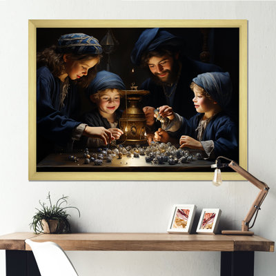" Judaism Family Dreidel Drama I "