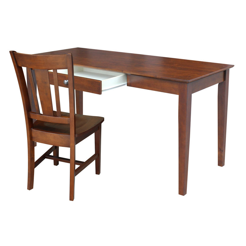 Bureau d'écriture et chaise Lanagan, H 30 po x l 60 po x P 26 po