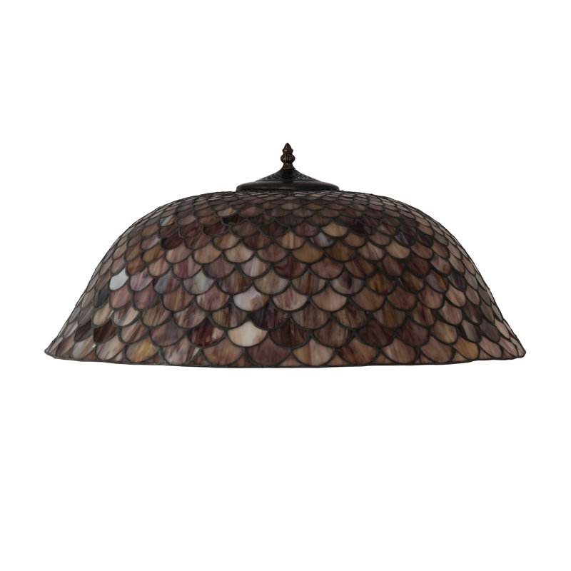 24" Wide Tiffany Fishscale Shade