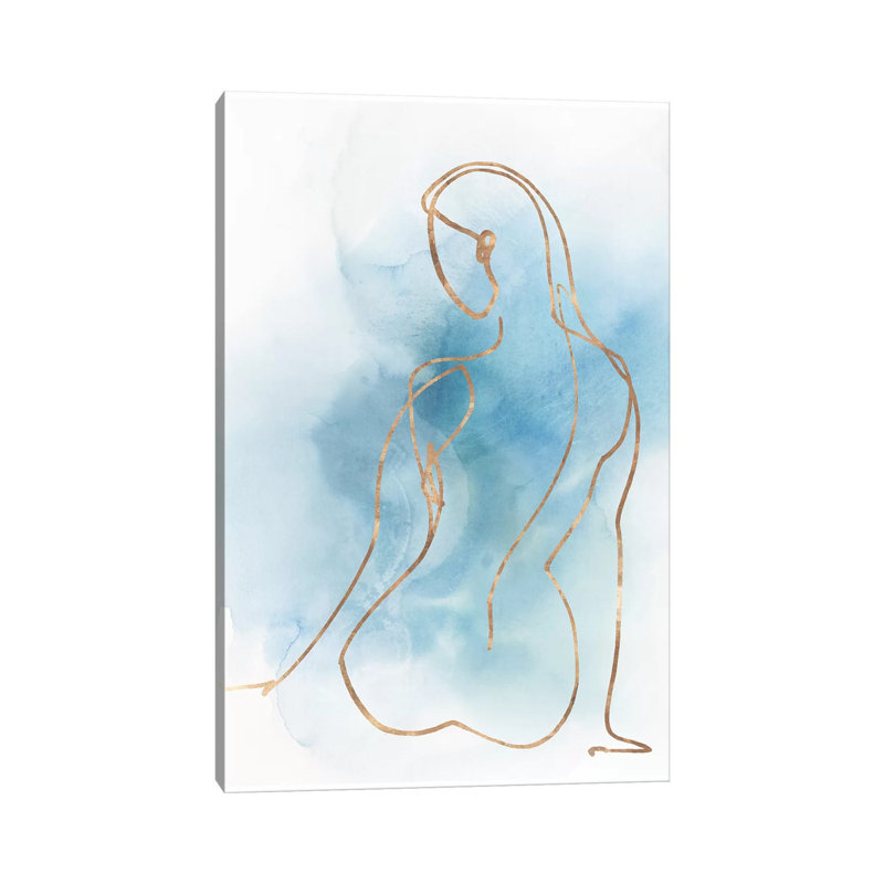 Figurative II par Isabelle Z - impression d'art graphique, Aucun mat, Toile tendue, H 60 po x l 40po x P 1,5 po