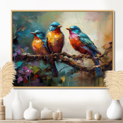 «Feathered Elegance I», reproduction d'art sur toile