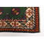 Tapis vert Ouzbék Kargahi 2 pi 8 po x 4 pi 1 po