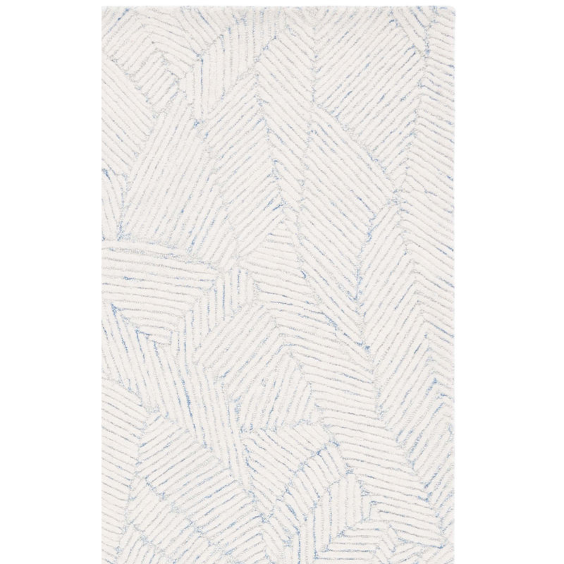 Tapis en laine ébène, Rectangle 8 pi x 10 pi
