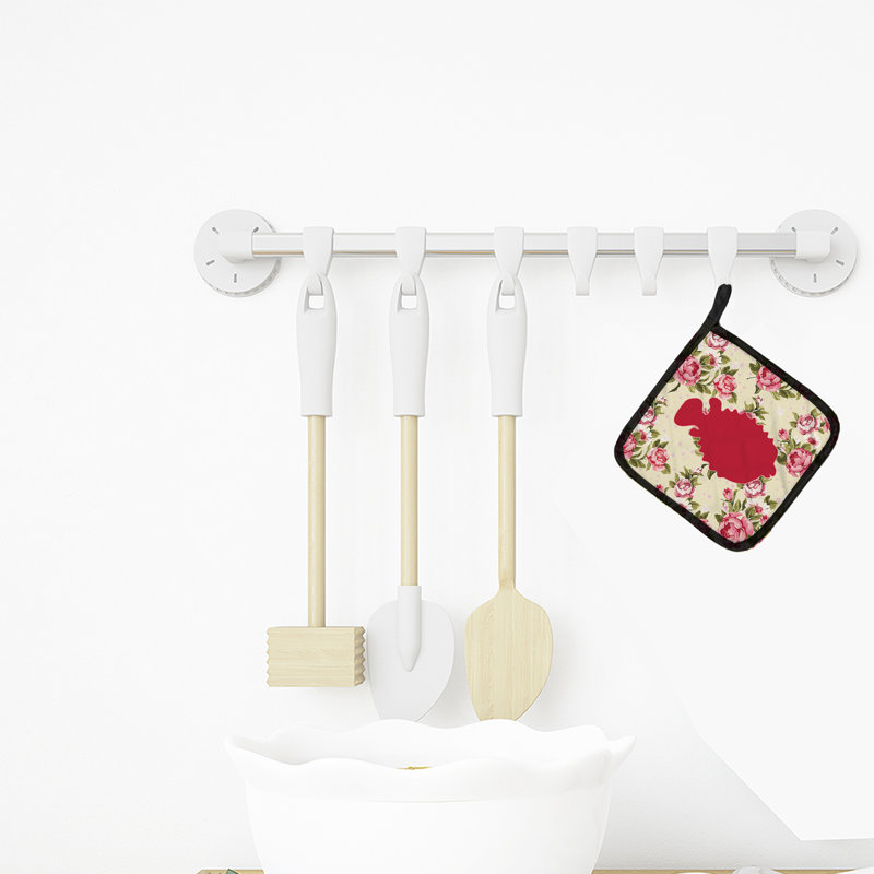 Cuisinier poignée de roses d’élégance east urban home blowfish shabby