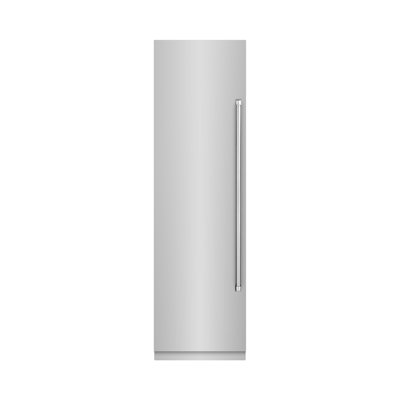 ZLINE 24 po 12,4 pi³ Congélateur colonne avec intérieur gris graphite