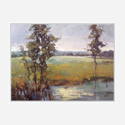 Morning On The Marsh Print