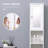 Tall Wooden Freestanding Bathroom Storage Cabinet With Adjustable Shelves And Mirror