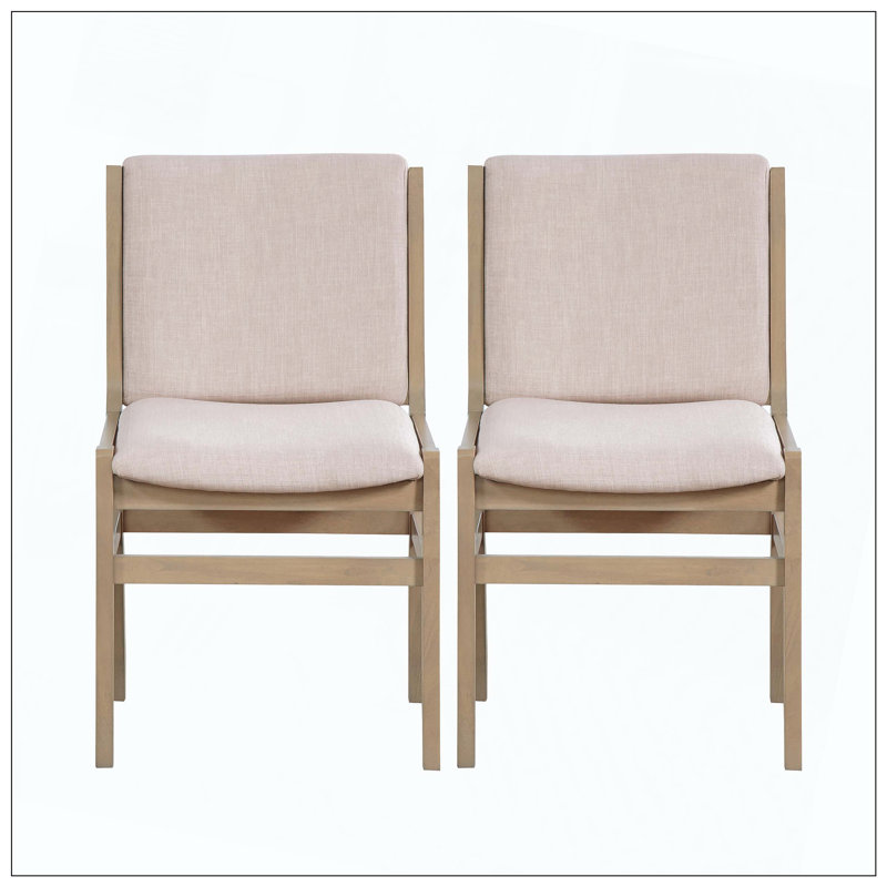 Chaise de salle à manger de ton neutre pour sièges de salle à manger, Naturel
