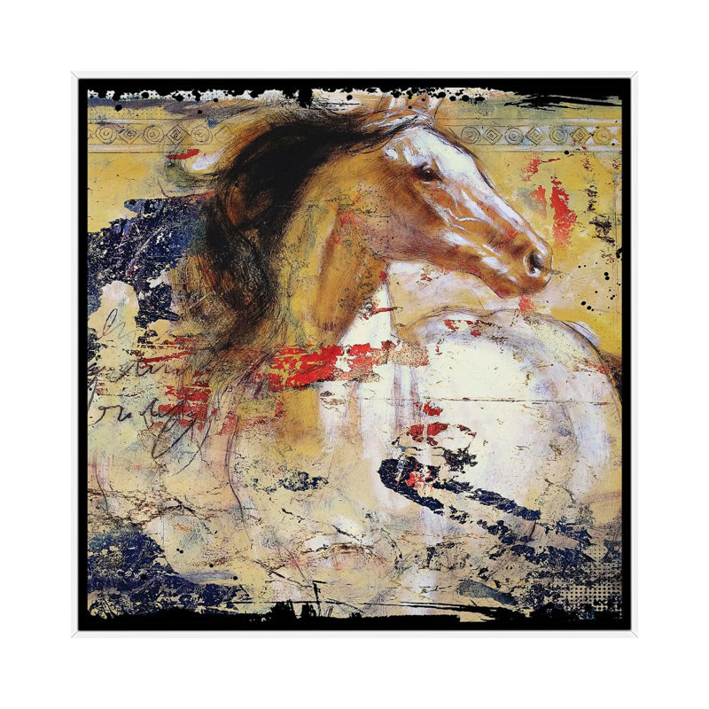 «Italian Passion I», reproduction d'art sur toile encadrée, 26" x 26", Framed Canvas, White