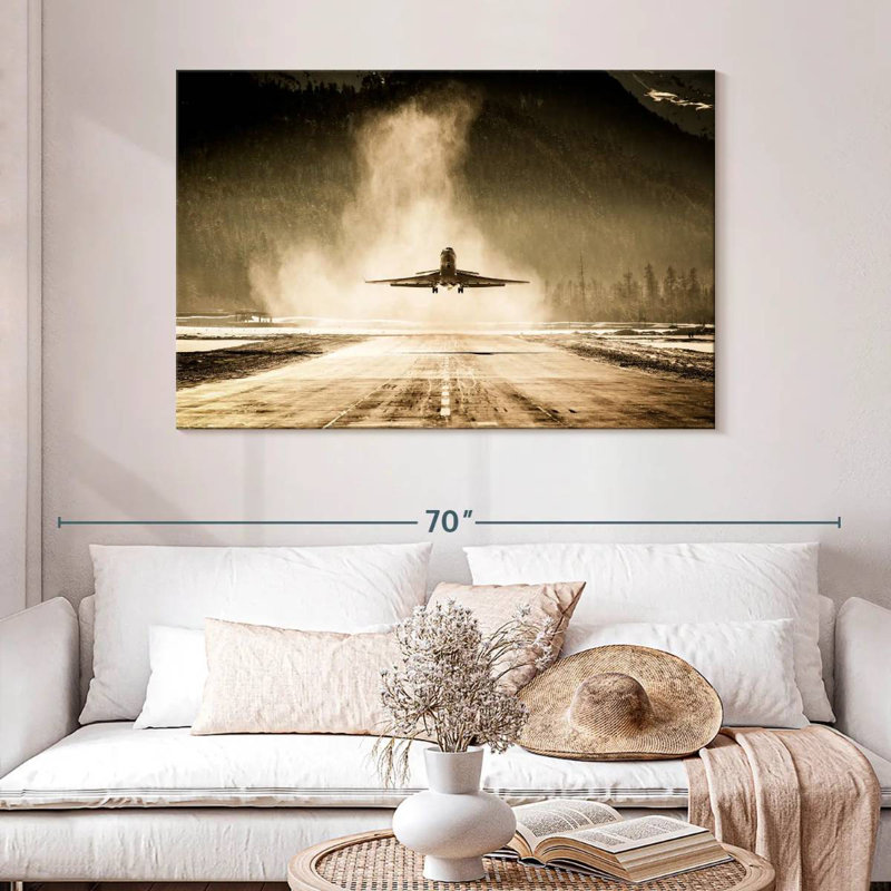 Mehar First Class Plane, 32" H x 48" W