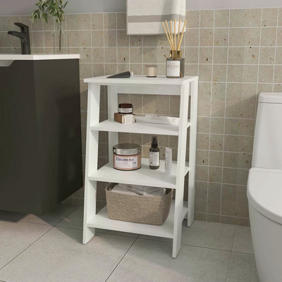 Freestanding Bathroom Shelf With Open Storage