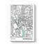 Map Washington DC USA - Wrapped Canvas-61878150