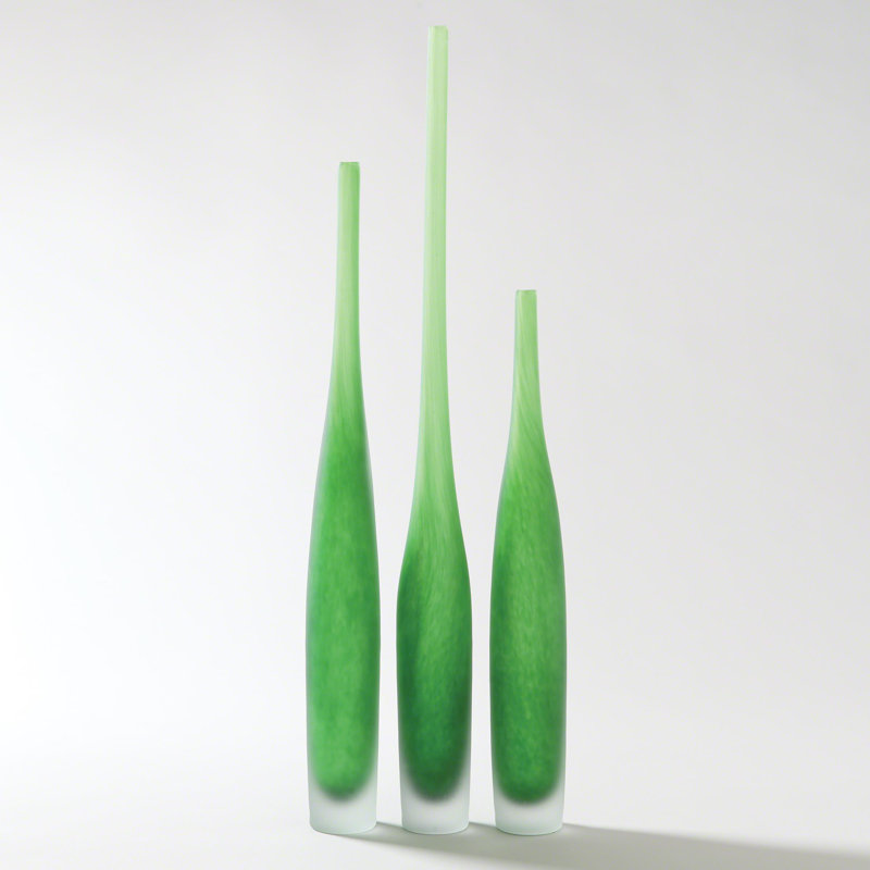 Spire Bottle, 20" H x 2" W x 2" D, Asparagus