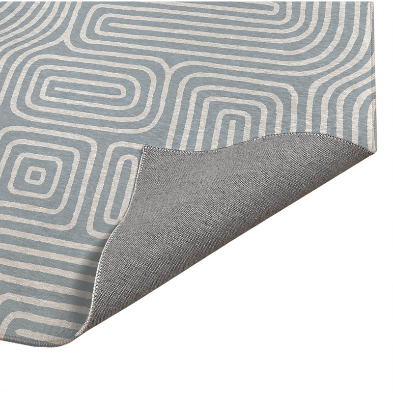 Tapis de bureau léger Timeless Walk, L 6 pi x L 4 pi, Bleu ardoise