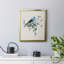 «Bluebird Happy I», toile encadrée de qualité supérieure - prête à être accrochée-1149801753-1149801754