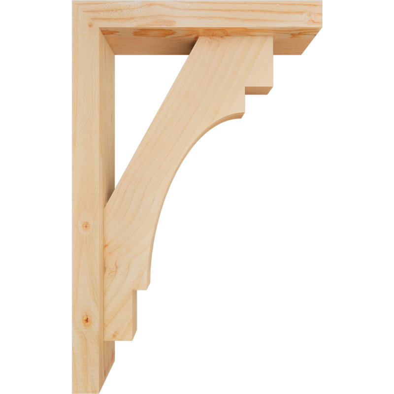 Support Merced Block avec support décalé, 22 x 14, Sapin Douglas de l 3 1/2 (lisse)