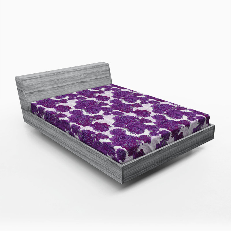 Drap-housse floral/floral, Drap-housse grand